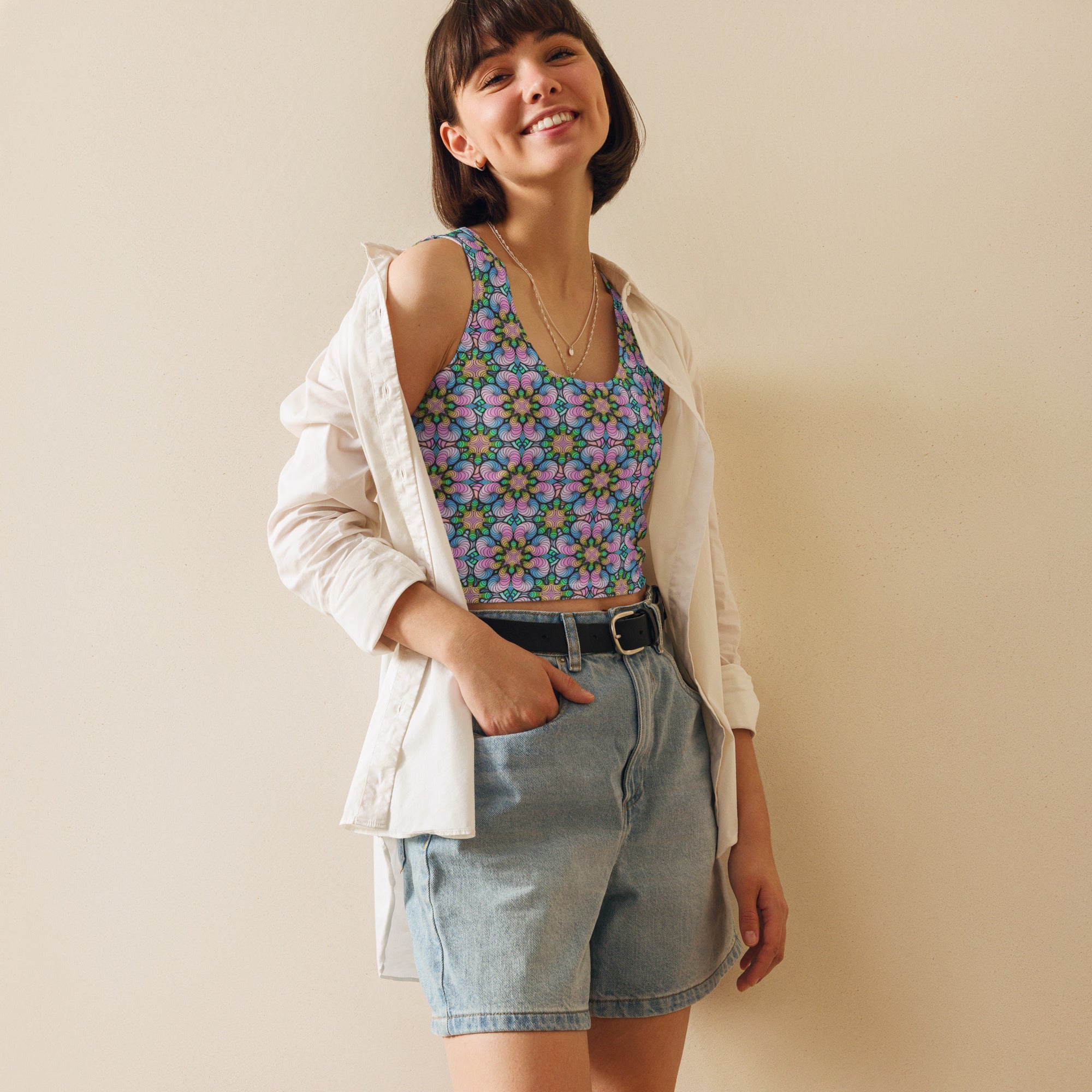 Gummy Worms Crop Top